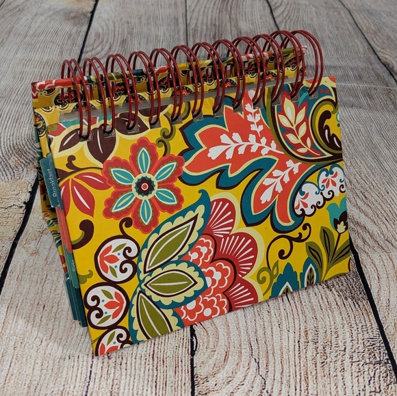 Vera Bradley Other - Vera Bradley standing recipe card book